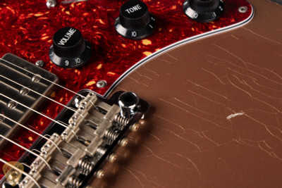 2024 - Suhr Eddie's Guitars Exclusive Classic S Antique Roasted - Firemist Gold