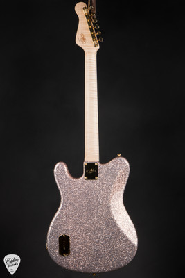 G&L Custom Shop Espada Electric Guitar in Champagne Flake