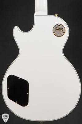 Gibson Custom Shop Les Paul Custom Gloss Electric Guitar in Alpine White