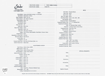 Suhr Classic JM Electric Guitar in Blue Chill