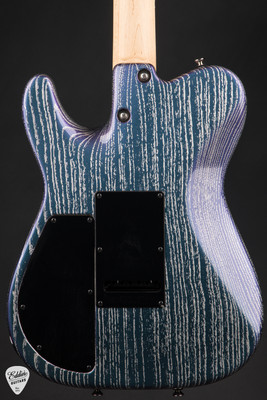 Tom Anderson Pro Am T Electric Guitar in Mystichrome with Silver Dog Hair