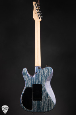 Tom Anderson Pro Am T Electric Guitar in Mystichrome with Silver Dog Hair