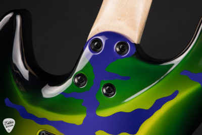 G&L Custom Shop Rampage Electric Guitar in Acid Tiger