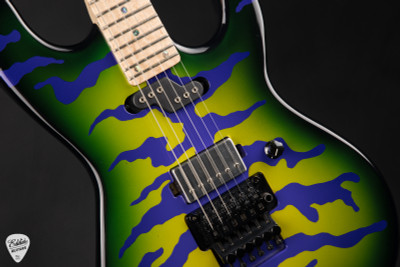 G&L Custom Shop Rampage Electric Guitar in Acid Tiger