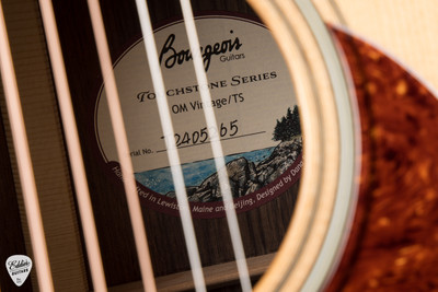 Bourgeois Touchstone Vintage OM – Sitka Spruce & Indian Rosewood – LR Baggs Anthem Acoustic Guitar