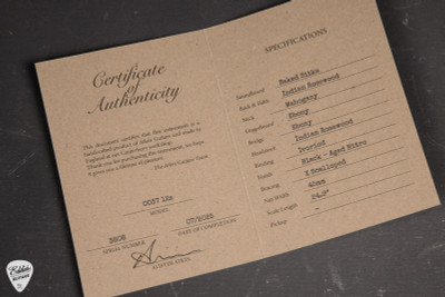 Atkin OO37s – Baked Sitka Spruce & Indian Rosewood – Acoustic Guitar in Black