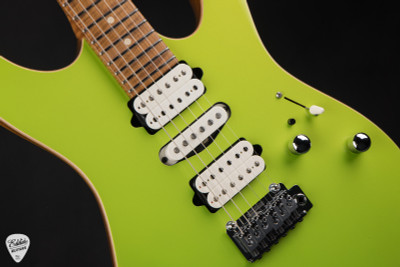 Suhr Modern Roasted Electric Guitar in Lime Green Metallic