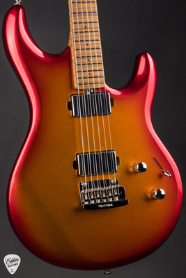 Ernie Ball Music Man Luke 4 HH Electric Guitar in Fireball
