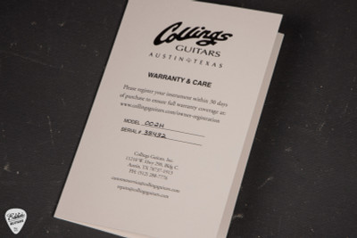 Collings 002H Sitka Spruce & Indian Rosewood Acoustic Guitar