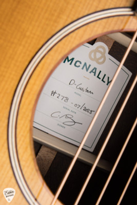 McNally Model D Custom – Torrefied Adirondack Spruce & Madagascar Rosewood Acoustic Guitar