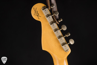 2022 – Fender Custom Shop 1963 Stratocaster Journeyman Electric Guitar in Graffiti Yellow