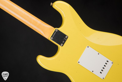 2022 – Fender Custom Shop 1963 Stratocaster Journeyman Electric Guitar in Graffiti Yellow