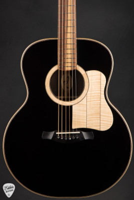 2017 – Irvin Guitars SJ Small Jumbo Black Top – Western Red Cedar & Bocote Acoustic Guitar