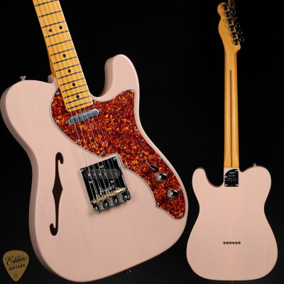 Sale Pending - 2023 - Fender Limited Edition American Professional II Telecaster Thinline - Transparent Shell Pink