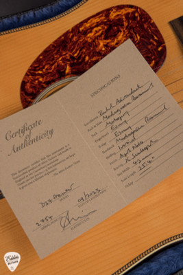 2023 – Atkin D37 Pre-War – Baked Adirondack Spruce & Madagascar Rosewood Acoustic Guitar