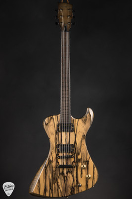 Dunable R2 – Pale Moon Ebony & Flamed Swamp Ash Electric Guitar in Charcoal Satin Natural