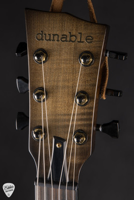 Dunable R2 – Pale Moon Ebony & Flamed Swamp Ash Electric Guitar in Charcoal Satin Natural