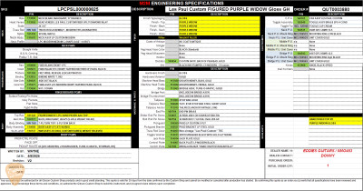 Gibson Custom Shop Made 2 Measure Les Paul Custom Figured Purple Widow 11.0 #CS503225