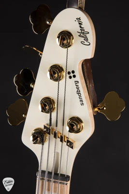 Sale Pending - Sandberg California VM 5-String High Gloss - Virgin White