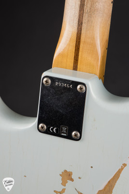 2018 – Fender Custom Shop Wildwood 10 ’55 Stratocaster Relic Electric Guitar in Faded Sonic Blue