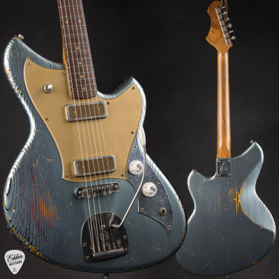 2017 – Novo Serus J Electric Guitar in Ice Blue Metallic over ’64 3 Tone Burst