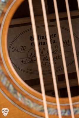 Gallagher SG-70 Acoustic Guitar with Torrefied Adirondack Spruce & Madagascar Rosewood