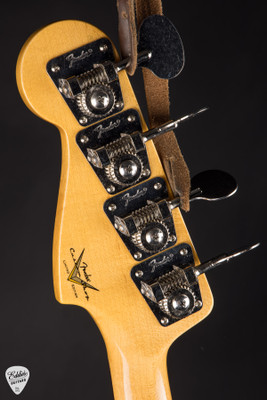Fender Custom Shop Limited Edition 1960’s Jazz Bass Deluxe Closet Classic Faded Aged Sonic Blue Bass Guitar