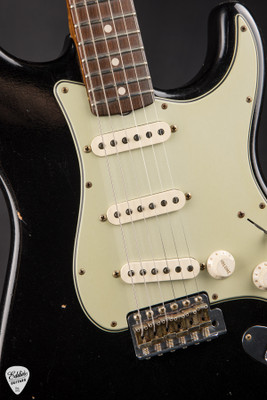 Fender Custom Shop Master Built 1960’s Stratocaster Journeyman Black Electric Guitar