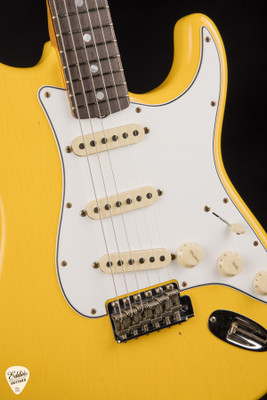Fender Custom Shop 1965 Stratocaster Journeyman Relic Electric Guitar in Aged Graffiti Yellow