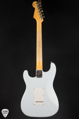 Fender Custom Shop Master Built 1962 Stratocaster Journeyman Relic Electric Guitar in Pale Sonic Blue