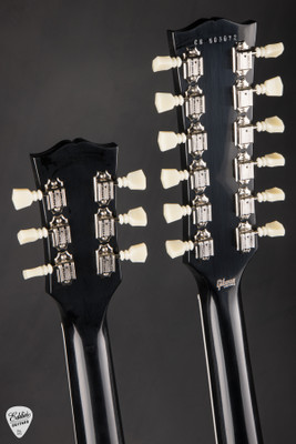 Gibson Custom Shop Mid 60s EDS 1275 VOS Electric double neck guitar in ebony finish