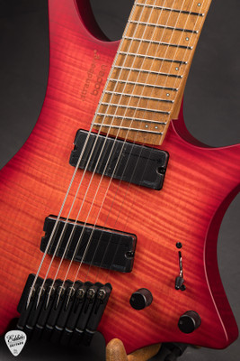 Strandberg Boden Original N2.8 Electric Guitar in Sunset Coral Burst Satin