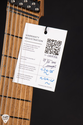 Strandberg Boden Original N2.8 Electric Guitar in Black Denim Burst Satin