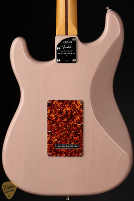 2024 - Fender Limited Edition American Professional II Stratocaster Thinline - Transparent Shell Pink
