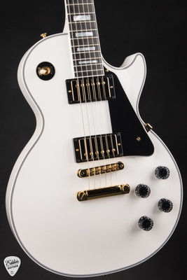 【希少】Gibson Les Paul Custom Alpine White Gibson Custom Shop Les Paul Custom Gloss Alpine White 10.4