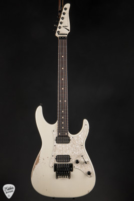 Tom Anderson Guardian Angel Player In-Distress Electric Guitar in Olympic White