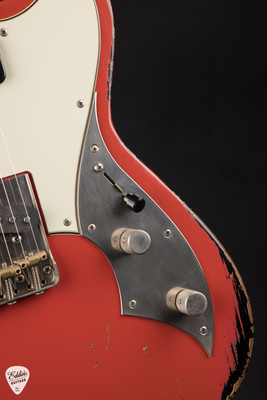 Novo Serus T Electric Guitar in Fiesta Red over ’64 3-Tone Burst