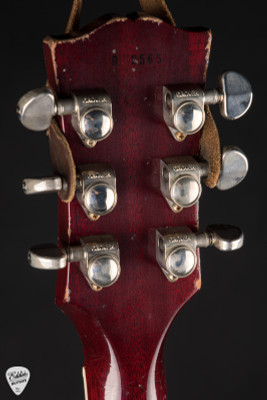 2022 – Gibson Custom Shop Murphy Lab Les Paul Special Double Cut Figured Top Ultra Heavy Aged Electric Guitar in Bourbon Burst