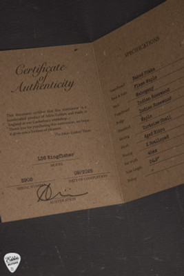 Atkin the thirty six l36 kingfisher acoustic guitar