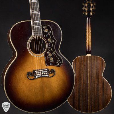 Gibson Pre-War SJ-200 Rosewood Light Aged Faded Vintage Sunburst Acoustic Guitar