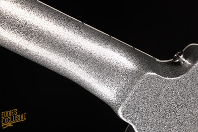 Gibson Custom Shop Made 2 Measure Flying V Custom Gloss Electric Guitar in Silver Sparkle 7.1 #CS400958