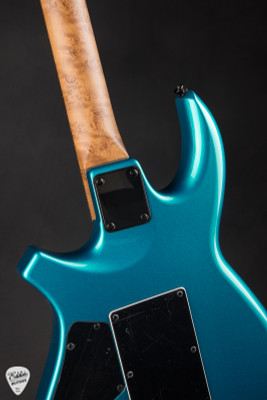James Tyler Ultimate Weapon Electric Guitar with Black Top with Turquoise Back & Sides