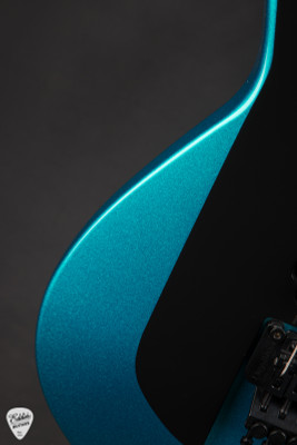 James Tyler Ultimate Weapon Electric Guitar with Black Top with Turquoise Back & Sides