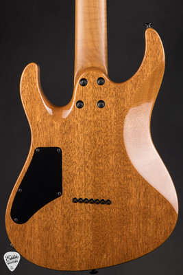 Suhr Modern 7 Quilt Roasted Electric Guitar in Trans Algae