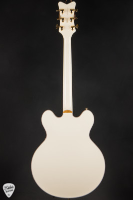 Gretsch Pro Falcon LTD Center Block Double Cut with Bigsby Electric Guitar in Vintage White