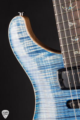 Paul Reed Smith Eddie’s Guitars Wood Library Modern Eagle V Brazilian Electric Guitar in Faded Blue Jean Satin