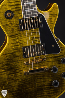 Gibson Custom Shop PSL Les Paul Custom Figured Electric Guitar in Yellow Widow