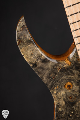 2024 – Mayones Duvell Elite Pro 6 Electric Guitar in Transparent Natural Gloss/Buckeye Burl