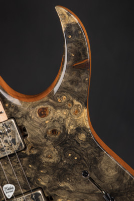 2024 – Mayones Duvell Elite Pro 6 Electric Guitar in Transparent Natural Gloss/Buckeye Burl