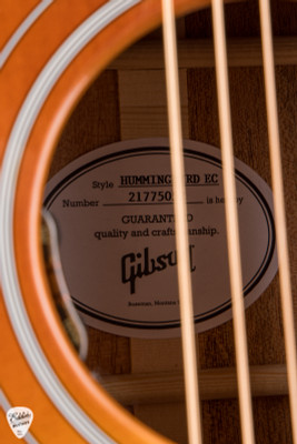 Gibson Hummingbird Standard EC Heritage Cherry Sunburst Acoustic Guitar